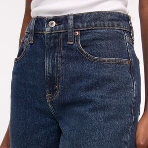 Abercrombie High Rise 90’s Relaxed Dark Wash Jeans